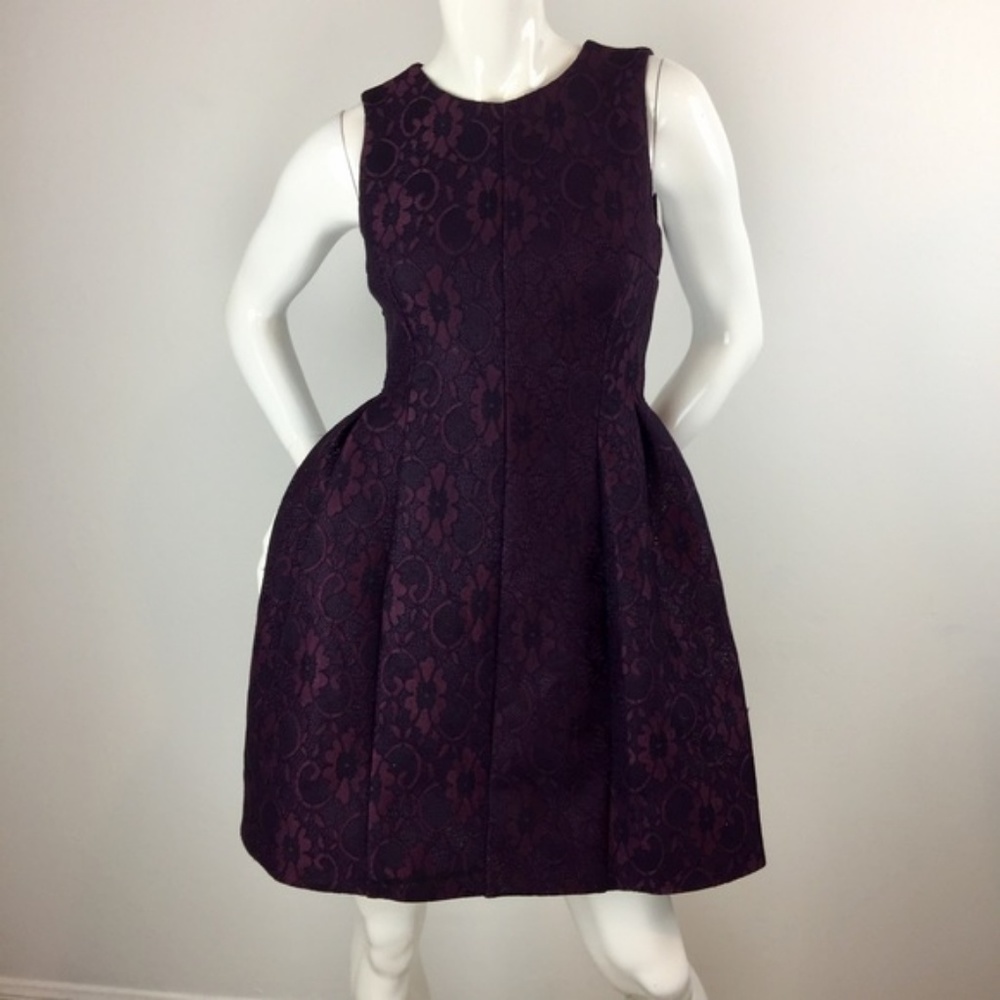 NWT Calvin Klein Lace Flare Dress 6 $169